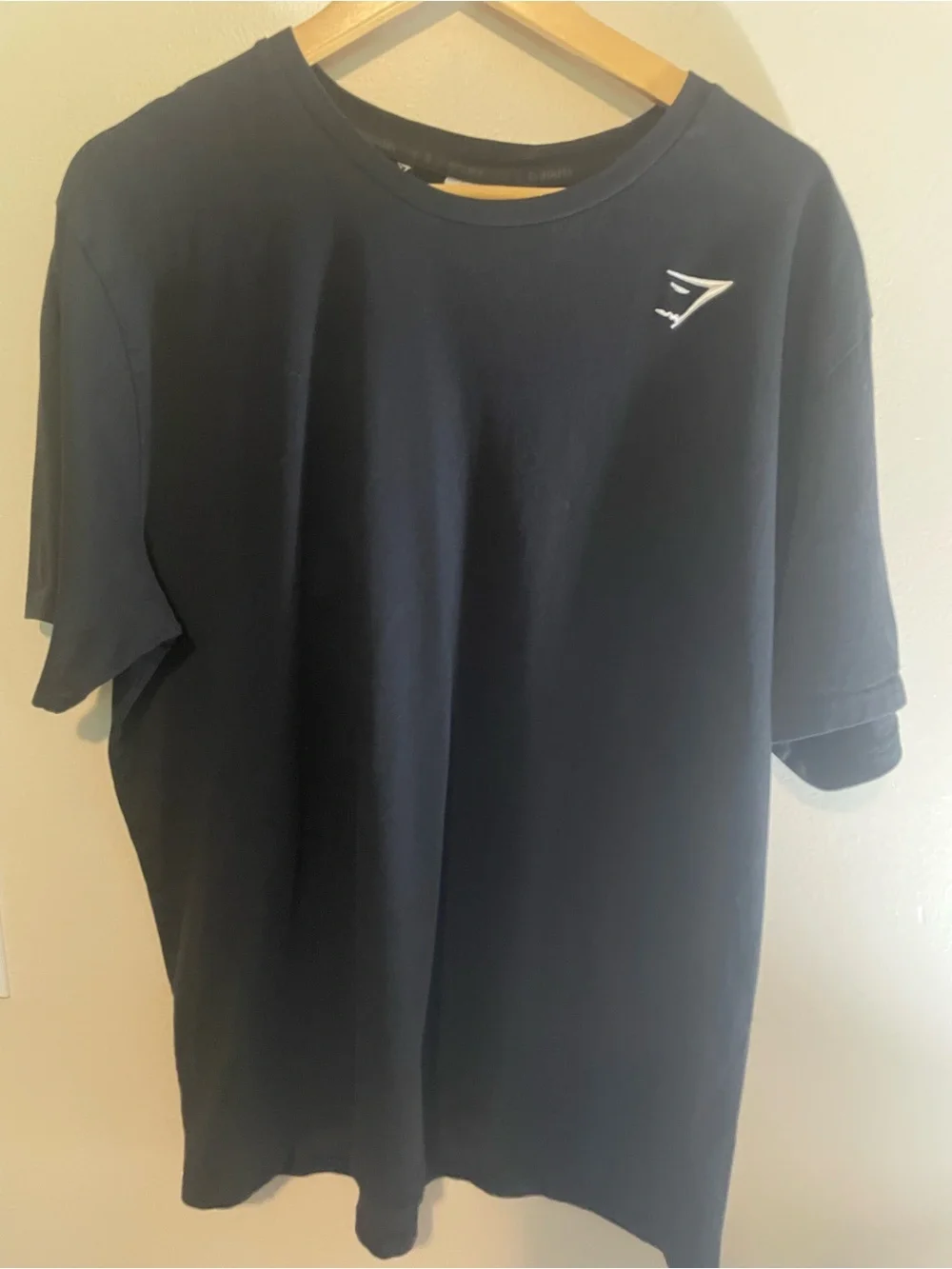 Gymshark Black Short Sleeve Logo Tee